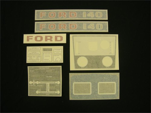 Ford 140 Blue Manual