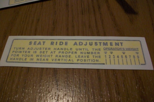 Seat Adjustment