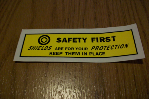 Safety First - Shields