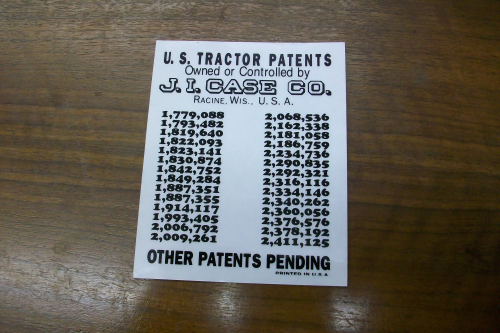 Patent Decal