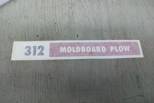312 Moldboard Plow
