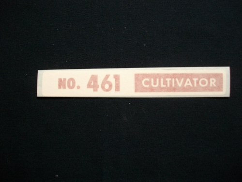 No 461 Cultivator