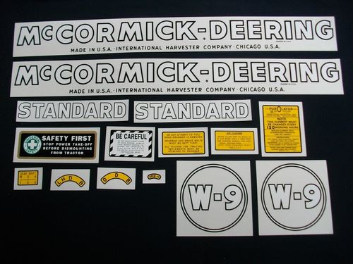 McCormick-Deering W-9