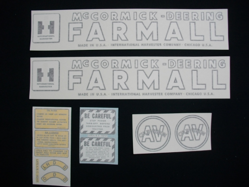 IH McCormick-Deering Farmall AV Cultivision