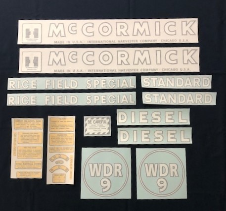 IH McCormick Farmall WDR-9