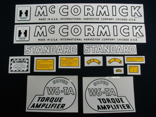 IH McCormick Farmall Super W6-TA
