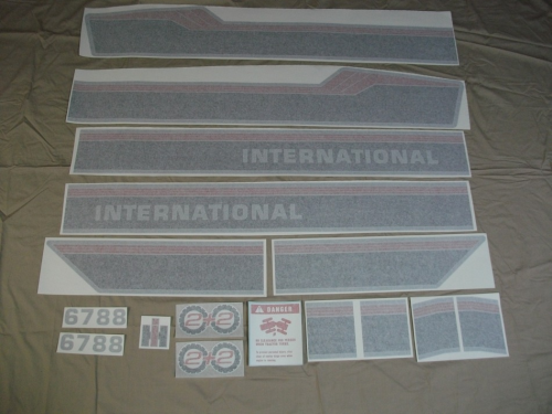 International 3288 hood and cab decals 