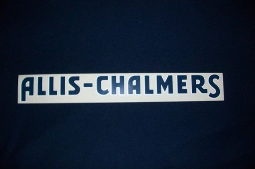 Allis Chalmers Name Decal