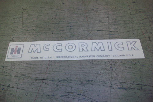 IH McCormick Name