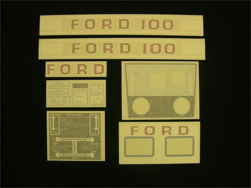 Ford 100 White Manual + PTO