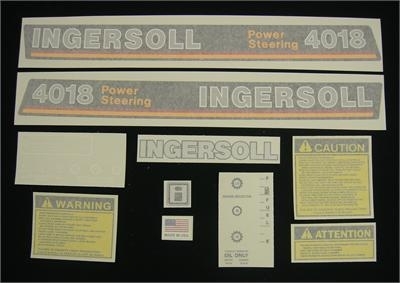 Ingersoll 4018 Power Steering