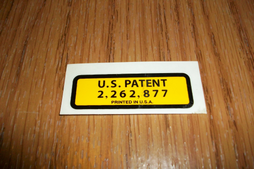 Patent Decal