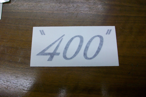 "400" Model Numbers