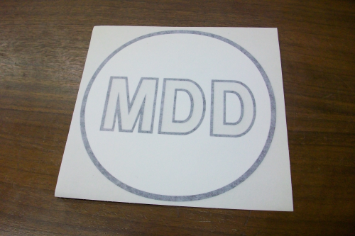 MDD Model Letter