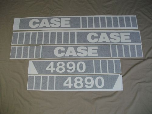 Case 4890 (Hood and Cab Stripes) Black/Ivory