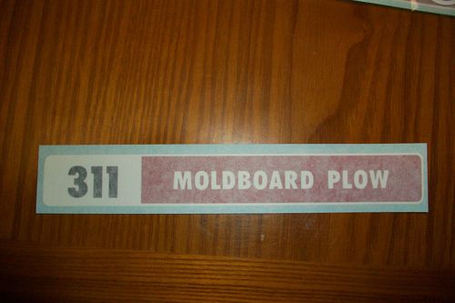 311 Moldboard Plow
