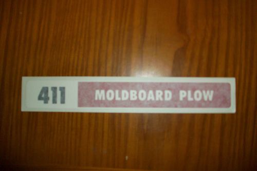 411 Moldboard Plow