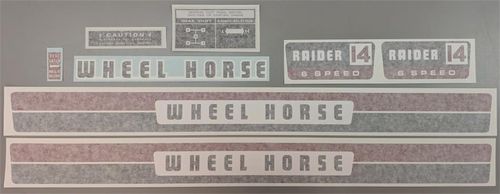 Wheel Horse Raider 14