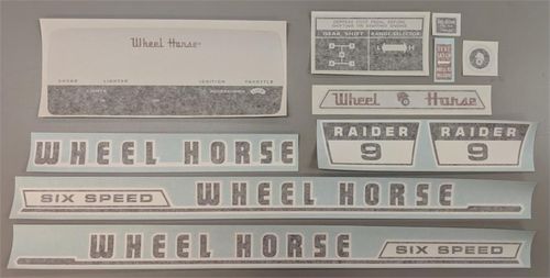 Wheel Horse Raider 9