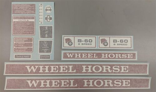 Wheel Horse B-60 8 Speed