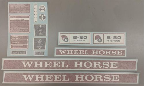 Wheel Horse B-80 4 Speed