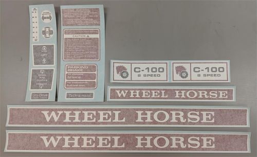 Wheel Horse C-100 8  Speed