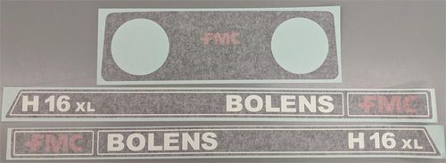 Bolens H16XL Vinyl Decal Set