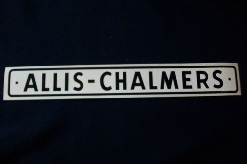 Allis Chlamers Name in vinyl