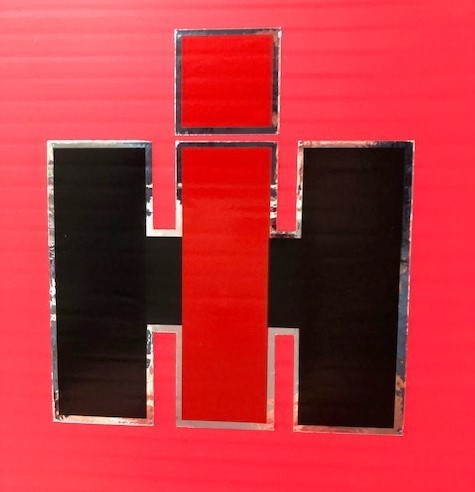 IH Logo(No Background) 5 1/2 x 6 inches Chrome Outline